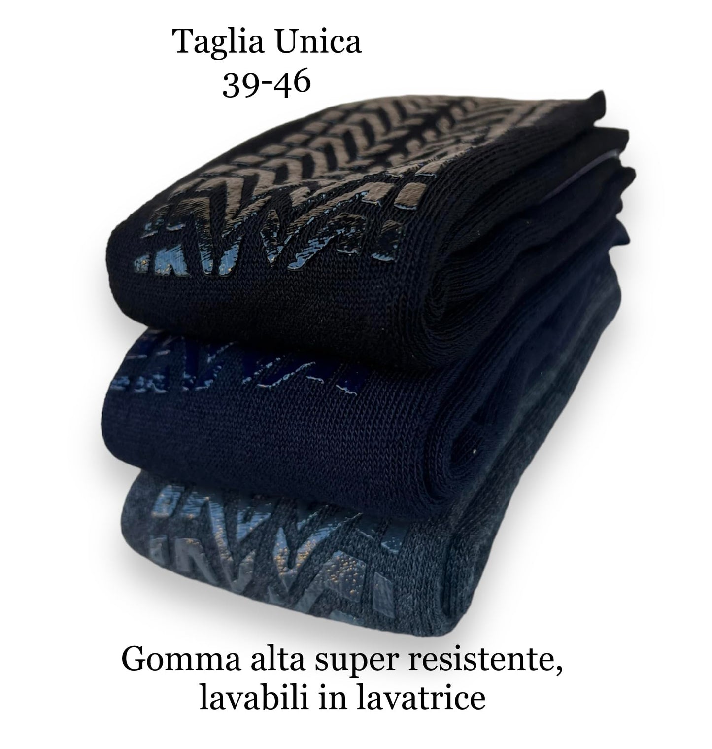 Lucchetti Socks Milano Calze Calzini Antiscivolo Uomo e Donna Spugna di Cotone Gomma Super Prodotto Italiano