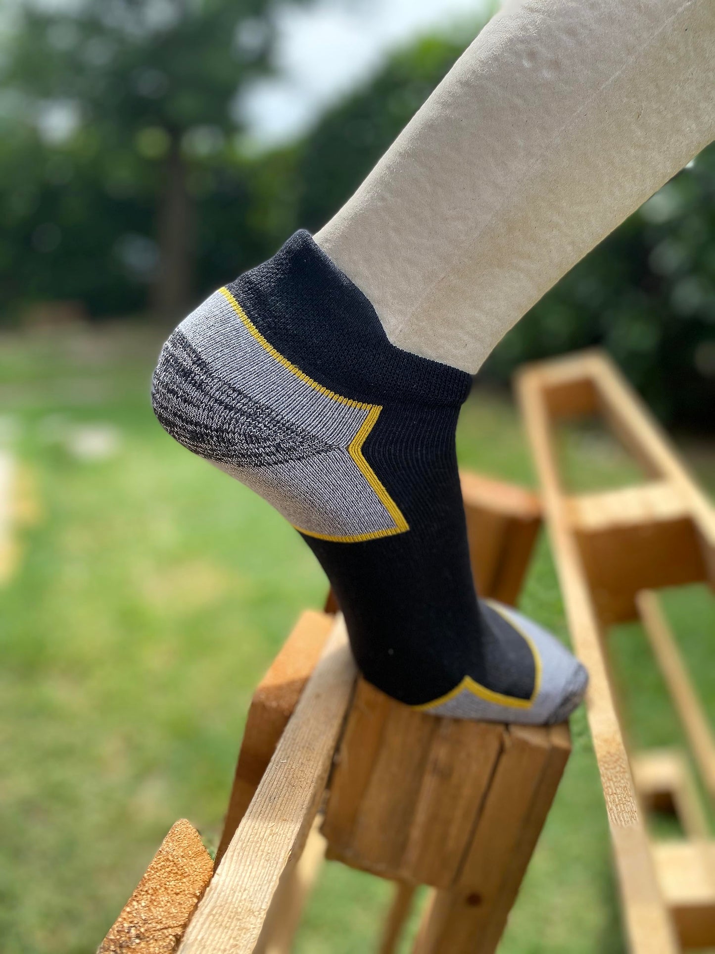 Lucchetti Socks Milano Calze da Lavoro Estive Uomo Corte Fantasmini Uomo Cotone Calzini Uomo Corti alla Caviglia Traspiranti e Rinforzati Soletta in Spugna