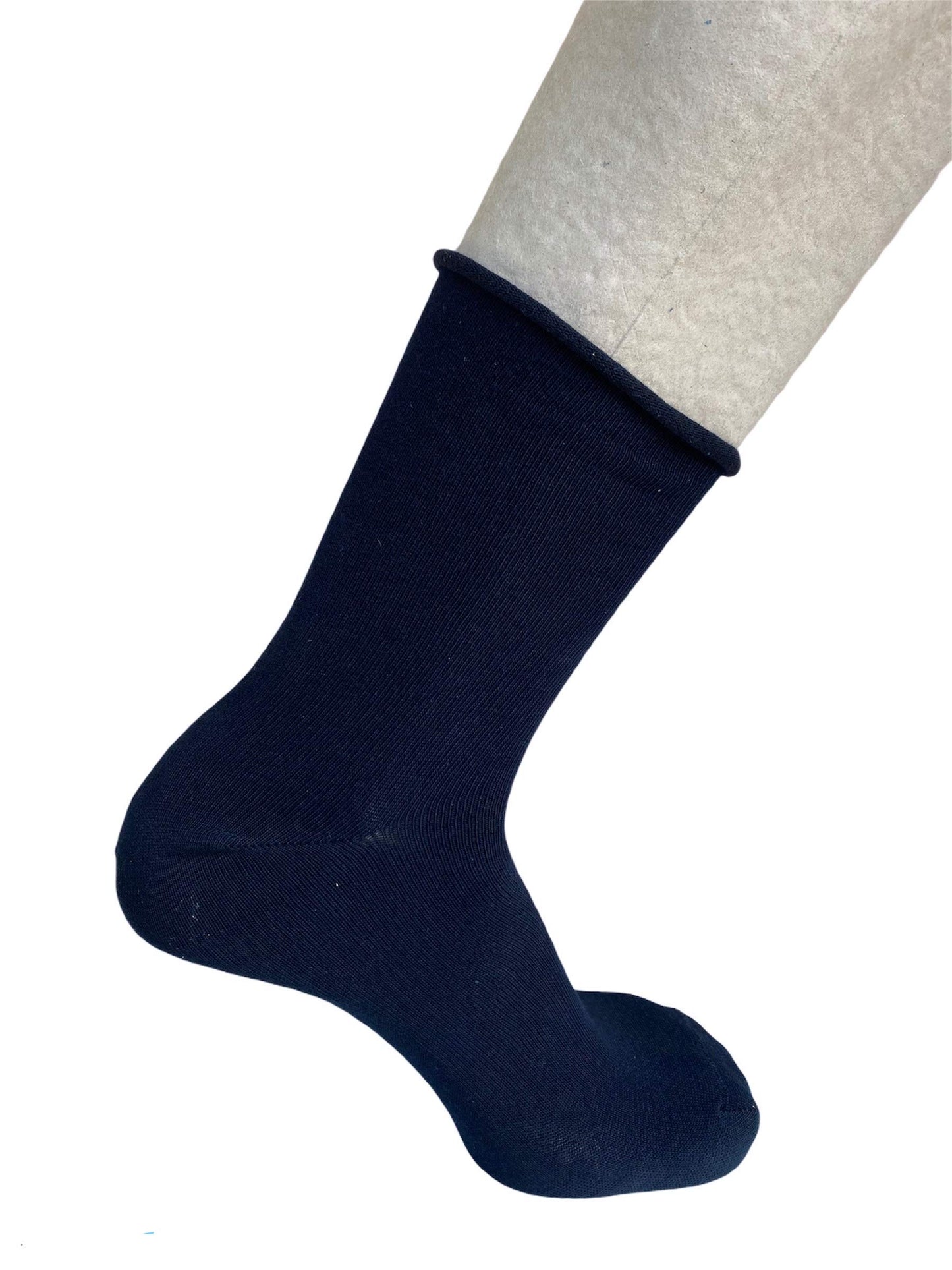 6 Paia Lucchetti Socks Milano Calze Da Uomo SANITARIE Caldo Cotone Invernali Senza Elastico taglio laser rimagliate Made in Italy
