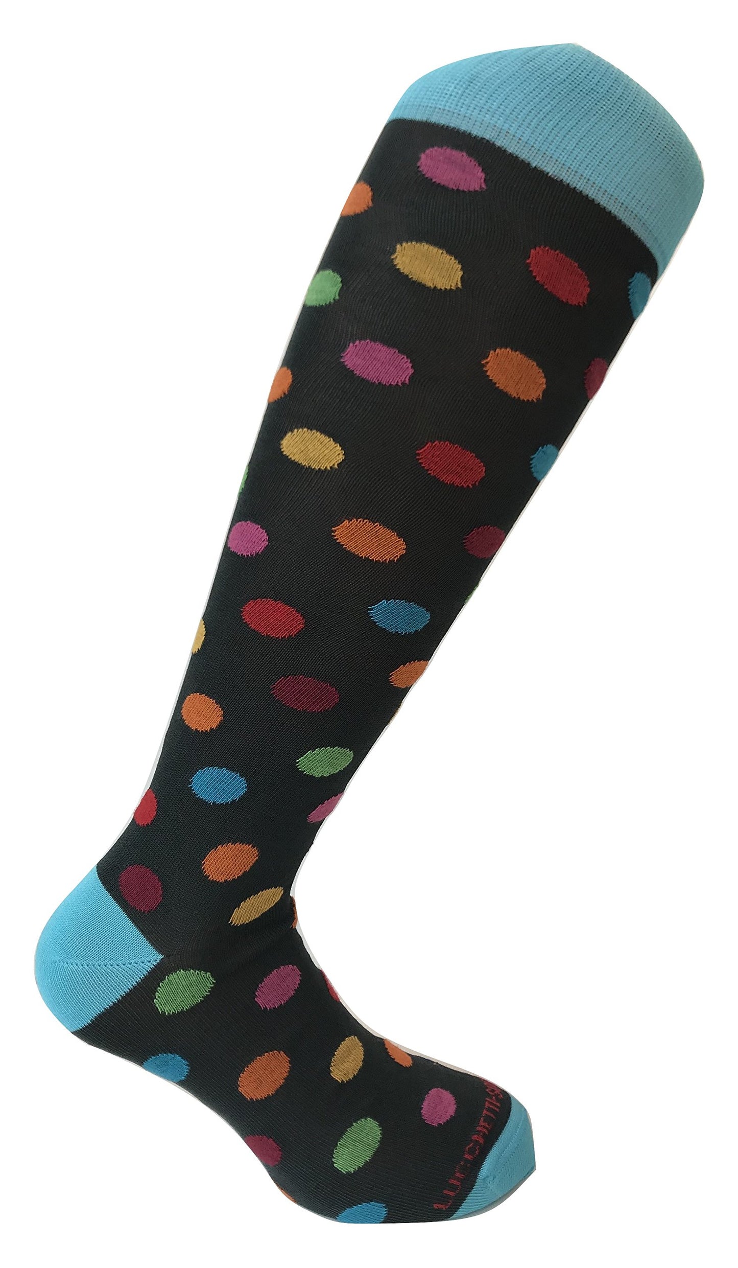 Lucchetti Socks Milano confezione con 3 paia calze fashion colorate di tendenza uomo estive leggere lunghe Taglia Unica (Set Pois Color A)