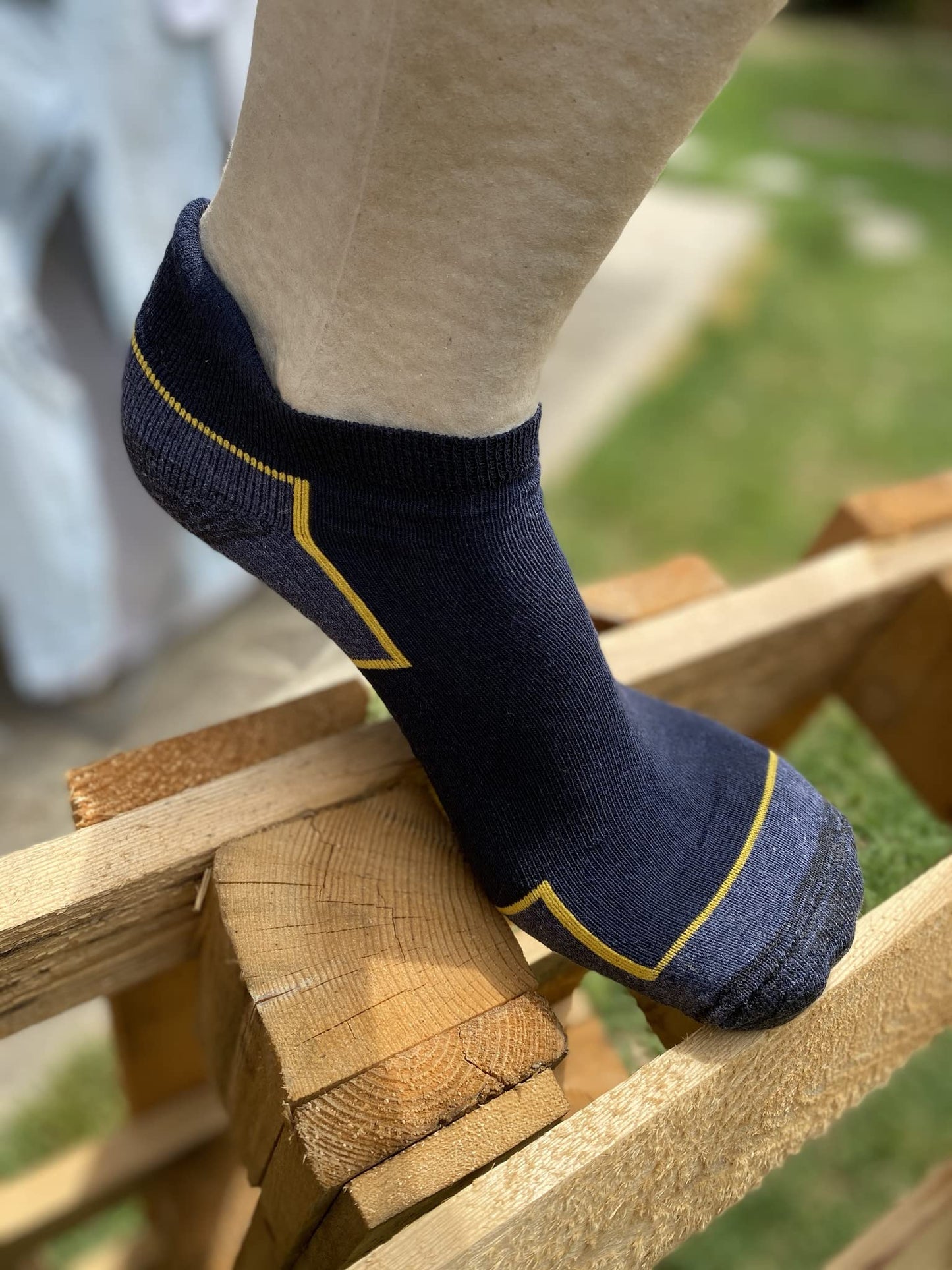 Lucchetti Socks Milano Calze da Lavoro Estive Uomo Corte Fantasmini Uomo Cotone Calzini Uomo Corti alla Caviglia Traspiranti e Rinforzati Soletta in Spugna