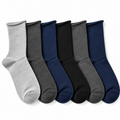 6 Paia Calze Sanitarie Uomo Caldo Cotone Senza Elastico Made in Italy