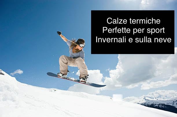 Lucchetti Socks Milano CALZE TERMICHE IN PILE LUNGHE SCI MONTAGNA PESANTI NERO BLU GRIGIO