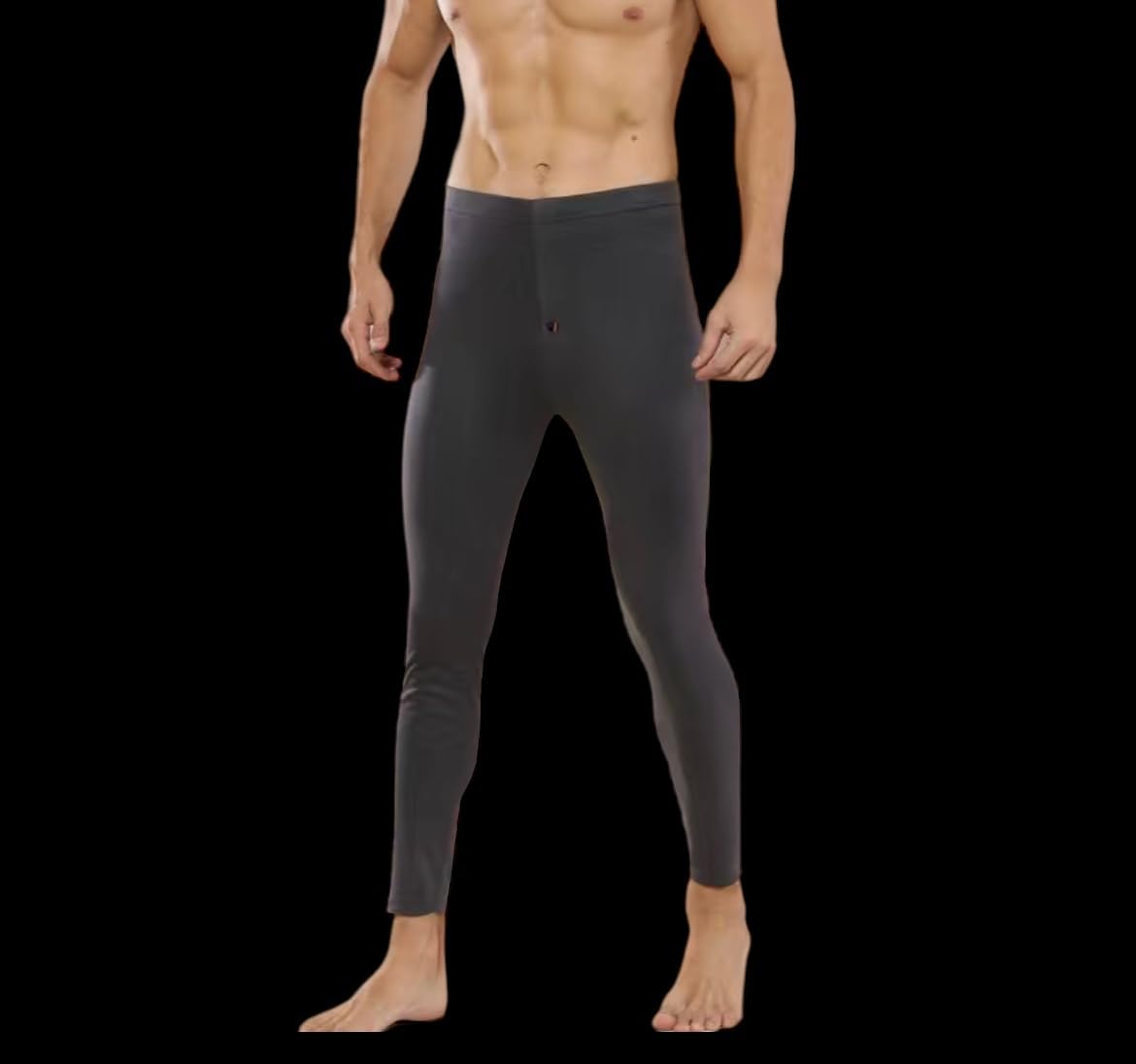 Lucchetti Socks Milano Calzamaglia Termica Uomo Pile -Sottotuta Moto- Pantaloni Termici Uomo Pile- Collant Uomo Invernale - Pantaloni da Lavoro Invernali - Leggins Uomo
