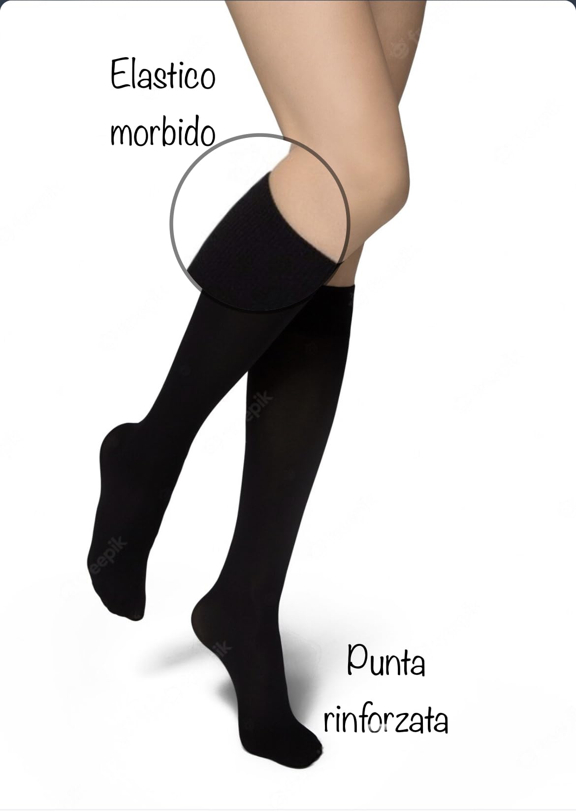 Lucchetti Socks Milano 3 Paia Gambaletti Termici Donna Invernali in Pile mIcrofibra Gambaletti Invernali Lunghi Calzettoni Calze Termiche Tempo Libero