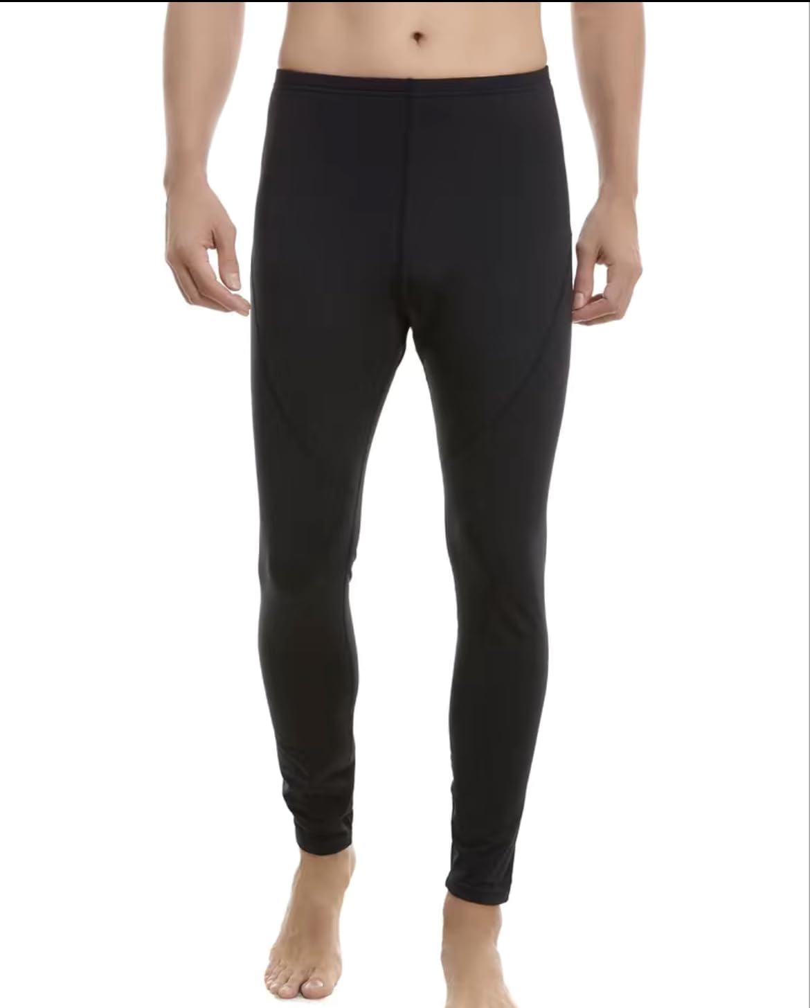 Lucchetti Socks Milano Calzamaglia Termica Uomo Pile -Sottotuta Moto- Pantaloni Termici Uomo Pile- Collant Uomo Invernale - Pantaloni da Lavoro Invernali - Leggins Uomo