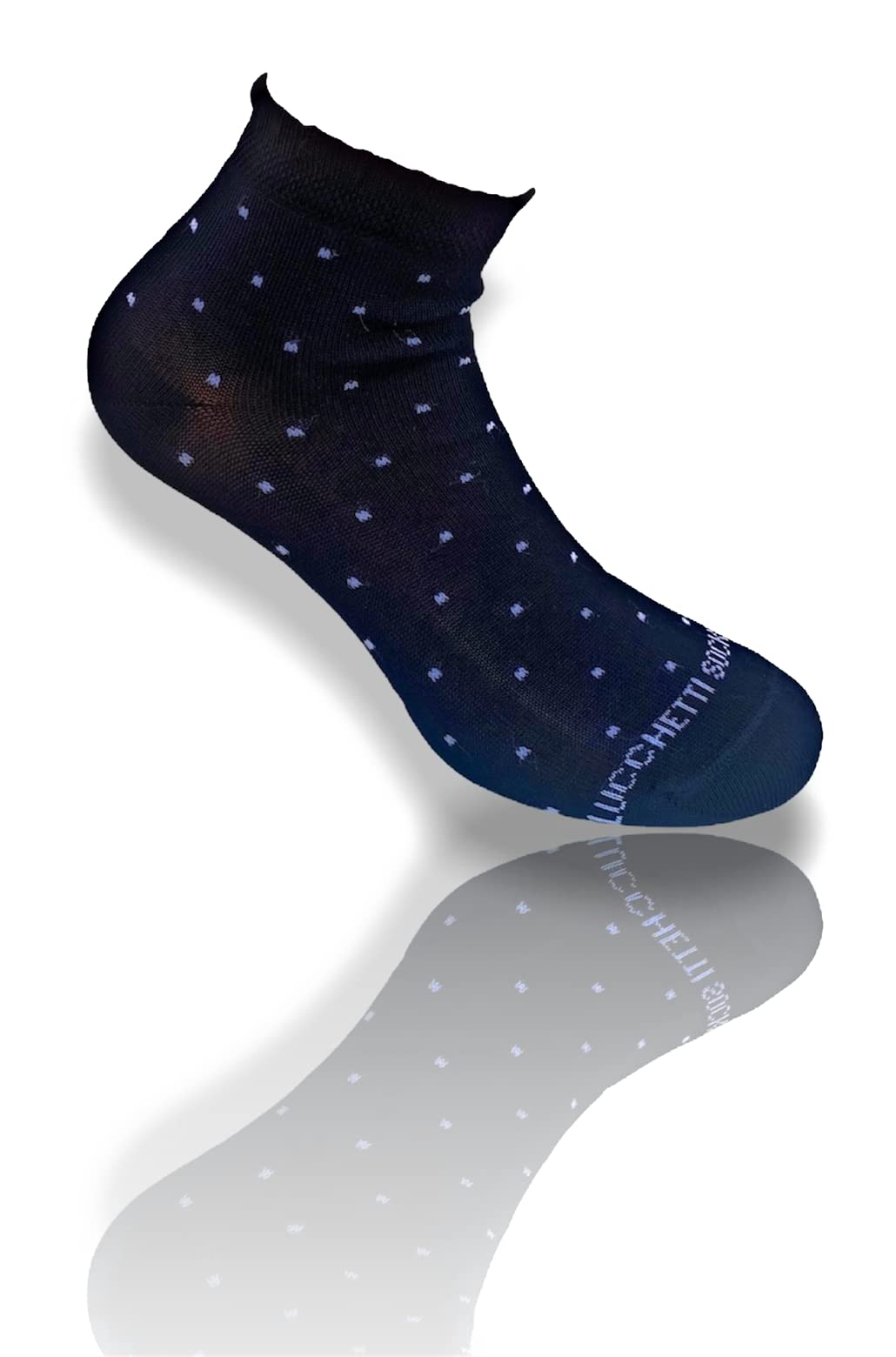 6 Paia Lucchetti Socks Milano Calzini Donna Corti Cotone Mercerizzato Fresco E Leggero Colorati Pois Fantasia Righe Made In Italy