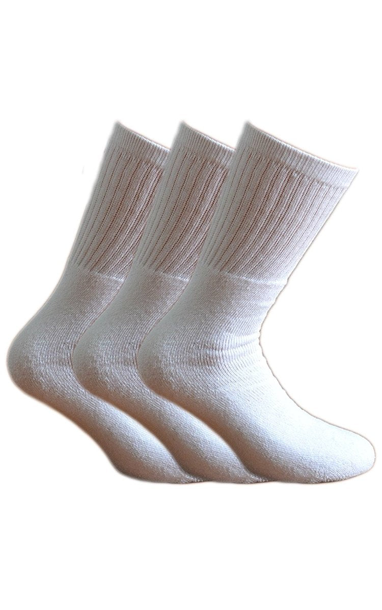 3 Paia Lucchetti Socks Milano Calze Sportive Corte TUBOLARI BASKET In Spugna Di Cotone MADE IN ITALY